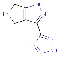 1270030-10-8 3-(2H-tetrazol-5-yl)-1,4,5,6-tetrahydropyrrolo[3,4-c]pyrazole chemical structure