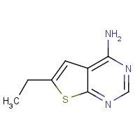 879873-49-1 6-ethylthieno[2,3-d]pyrimidin-4-amine chemical structure