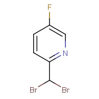 1000343-67-8 2-(dibromomethyl)-5-fluoropyridine chemical structure