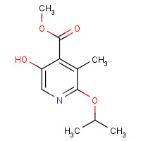 1616290-64-2 methyl 5-hydroxy-3-methyl-2-propan-2-yloxypyridine-4-carboxylate chemical structure