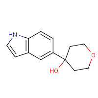 885273-22-3 4-(1H-indol-5-yl)oxan-4-ol chemical structure