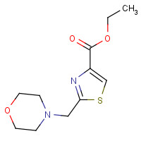 82586-93-4 ethyl 2-(morpholin-4-ylmethyl)-1,3-thiazole-4-carboxylate chemical structure