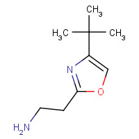 1244058-95-4 2-(4-tert-butyl-1,3-oxazol-2-yl)ethanamine chemical structure