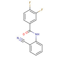 1016804-69-5 N-(2-cyanophenyl)-3,4-difluorobenzamide chemical structure