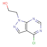 64127-15-7 2-(4-chloropyrazolo[3,4-d]pyrimidin-1-yl)ethanol chemical structure