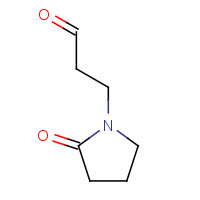 125008-80-2 3-(2-oxopyrrolidin-1-yl)propanal chemical structure