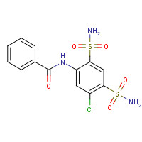 1047-46-7 N-(5-chloro-2,4-disulfamoylphenyl)benzamide chemical structure