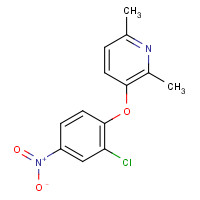 1362703-14-7 3-(2-chloro-4-nitrophenoxy)-2,6-dimethylpyridine chemical structure