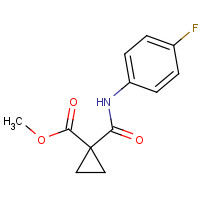 1345847-71-3 methyl 1-[(4-fluorophenyl)carbamoyl]cyclopropane-1-carboxylate chemical structure
