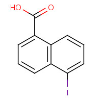 91059-42-6 5-iodonaphthalene-1-carboxylic acid chemical structure