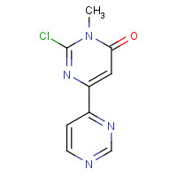 503860-54-6 2-chloro-3-methyl-6-pyrimidin-4-ylpyrimidin-4-one chemical structure