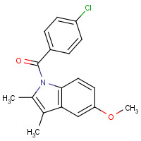 22960-94-7 (4-chlorophenyl)-(5-methoxy-2,3-dimethylindol-1-yl)methanone chemical structure