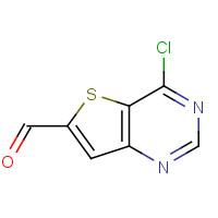 875340-14-0 4-chlorothieno[3,2-d]pyrimidine-6-carbaldehyde chemical structure