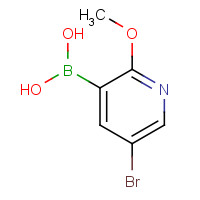 850864-59-4 (5-bromo-2-methoxypyridin-3-yl)boronic acid chemical structure