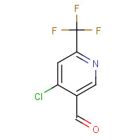 1060807-48-8 4-chloro-6-(trifluoromethyl)pyridine-3-carbaldehyde chemical structure