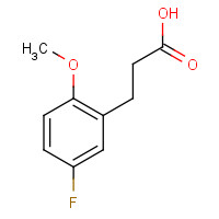 900021-53-6 3-(5-fluoro-2-methoxyphenyl)propanoic acid chemical structure