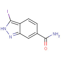 906000-45-1 3-iodo-2H-indazole-6-carboxamide chemical structure