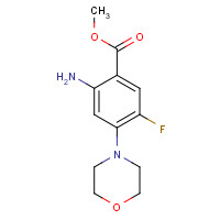 864292-15-9 methyl 2-amino-5-fluoro-4-morpholin-4-ylbenzoate chemical structure