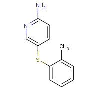 76911-35-8 5-(2-methylphenyl)sulfanylpyridin-2-amine chemical structure