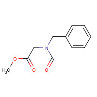 123017-47-0 methyl 2-[benzyl(formyl)amino]acetate chemical structure