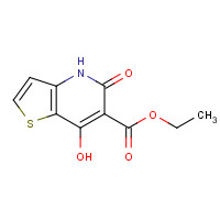 74695-36-6 ethyl 7-hydroxy-5-oxo-4H-thieno[3,2-b]pyridine-6-carboxylate chemical structure