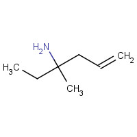 1226997-27-8 3-methylhex-5-en-3-amine chemical structure