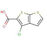 39244-08-1 4-chlorothieno[2,3-b]thiophene-5-carboxylic acid chemical structure