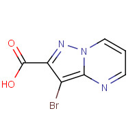 832740-60-0 3-bromopyrazolo[1,5-a]pyrimidine-2-carboxylic acid chemical structure