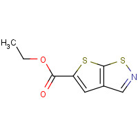 74598-11-1 ethyl thieno[3,2-d][1,2]thiazole-5-carboxylate chemical structure