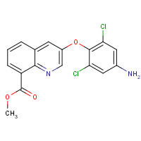 315228-53-6 methyl 3-(4-amino-2,6-dichlorophenoxy)quinoline-8-carboxylate chemical structure