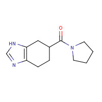788124-61-8 pyrrolidin-1-yl(4,5,6,7-tetrahydro-3H-benzimidazol-5-yl)methanone chemical structure