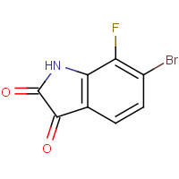 1336963-95-1 6-bromo-7-fluoro-1H-indole-2,3-dione chemical structure