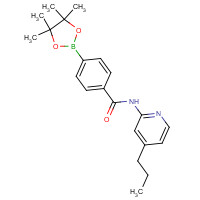 1418307-27-3 N-(4-propylpyridin-2-yl)-4-(4,4,5,5-tetramethyl-1,3,2-dioxaborolan-2-yl)benzamide chemical structure