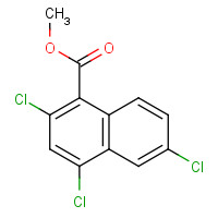108579-03-9 methyl 2,4,6-trichloronaphthalene-1-carboxylate chemical structure