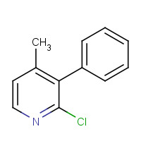 101875-77-8 2-chloro-4-methyl-3-phenylpyridine chemical structure