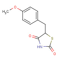 184840-77-5 5-[(4-methoxyphenyl)methyl]-1,3-thiazolidine-2,4-dione chemical structure