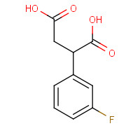 62985-34-6 2-(3-fluorophenyl)butanedioic acid chemical structure