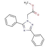1171932-97-0 methyl 2-(3,5-diphenyl-1,2,4-triazol-1-yl)acetate chemical structure