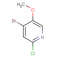 1020253-15-9 4-bromo-2-chloro-5-methoxypyridine chemical structure