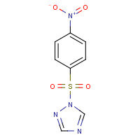 57777-84-1 1-(4-nitrophenyl)sulfonyl-1,2,4-triazole chemical structure