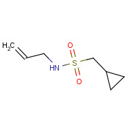 1273571-82-6 1-cyclopropyl-N-prop-2-enylmethanesulfonamide chemical structure