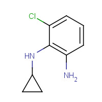 1092286-38-8 3-chloro-2-N-cyclopropylbenzene-1,2-diamine chemical structure