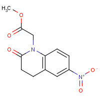 196204-15-6 methyl 2-(6-nitro-2-oxo-3,4-dihydroquinolin-1-yl)acetate chemical structure