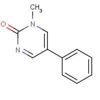 27956-19-0 1-methyl-5-phenylpyrimidin-2-one chemical structure