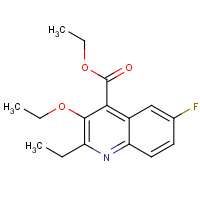1353867-21-6 ethyl 3-ethoxy-2-ethyl-6-fluoroquinoline-4-carboxylate chemical structure