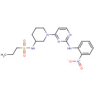 1538605-62-7 N-[1-[2-(2-nitroanilino)pyrimidin-4-yl]piperidin-3-yl]propane-1-sulfonamide chemical structure