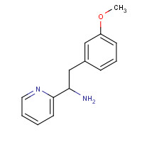 1021417-87-7 2-(3-methoxyphenyl)-1-pyridin-2-ylethanamine chemical structure