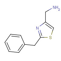 608515-43-1 (2-benzyl-1,3-thiazol-4-yl)methanamine chemical structure