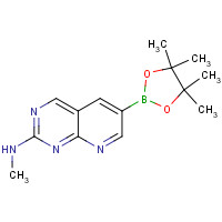 882670-91-9 N-methyl-6-(4,4,5,5-tetramethyl-1,3,2-dioxaborolan-2-yl)pyrido[2,3-d]pyrimidin-2-amine chemical structure