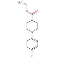 1310820-59-7 ethyl 1-(5-fluoropyridin-2-yl)piperidine-4-carboxylate chemical structure